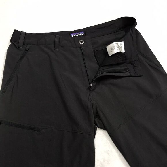 PATAGONIA Terravia Trail Pant Men 32x31 Black Hiking Performance Stretch - Picture 4 of 16
